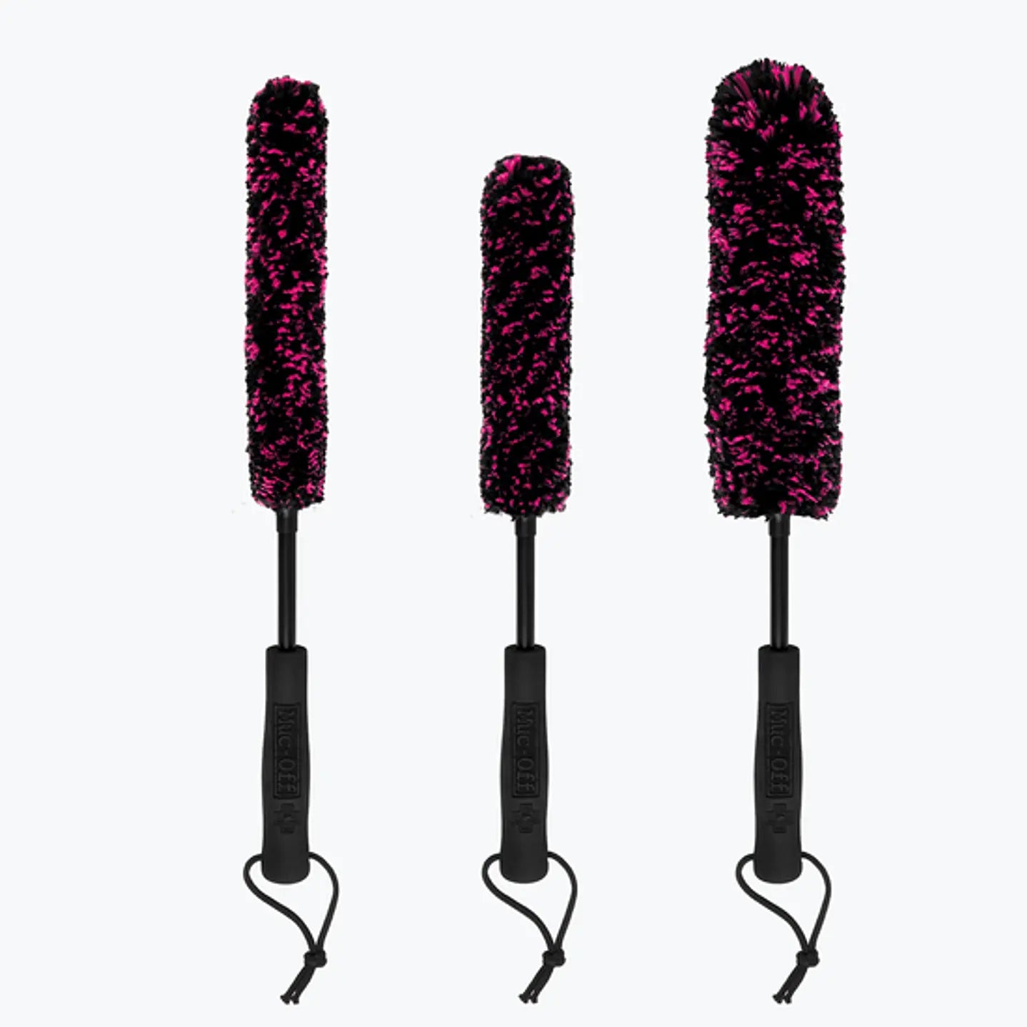 SET DE 3 ESCOBILLAS DE MICROFIBRA MUC-OFF Muc-off