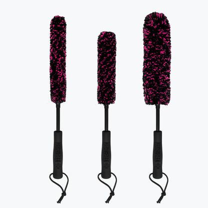 SET DE 3 ESCOBILLAS DE MICROFIBRA MUC-OFF Muc-off