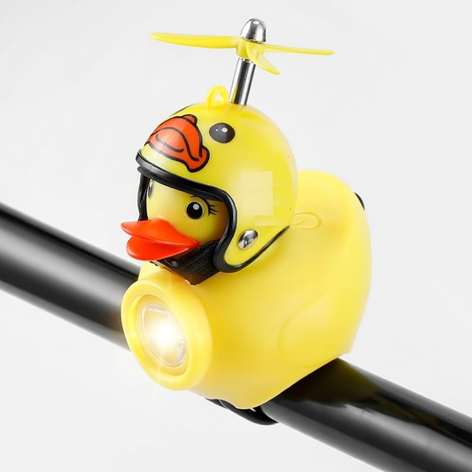 FOCO PATITO DE GOMA RECARGABLE 150 LUMENES CON BOCINA