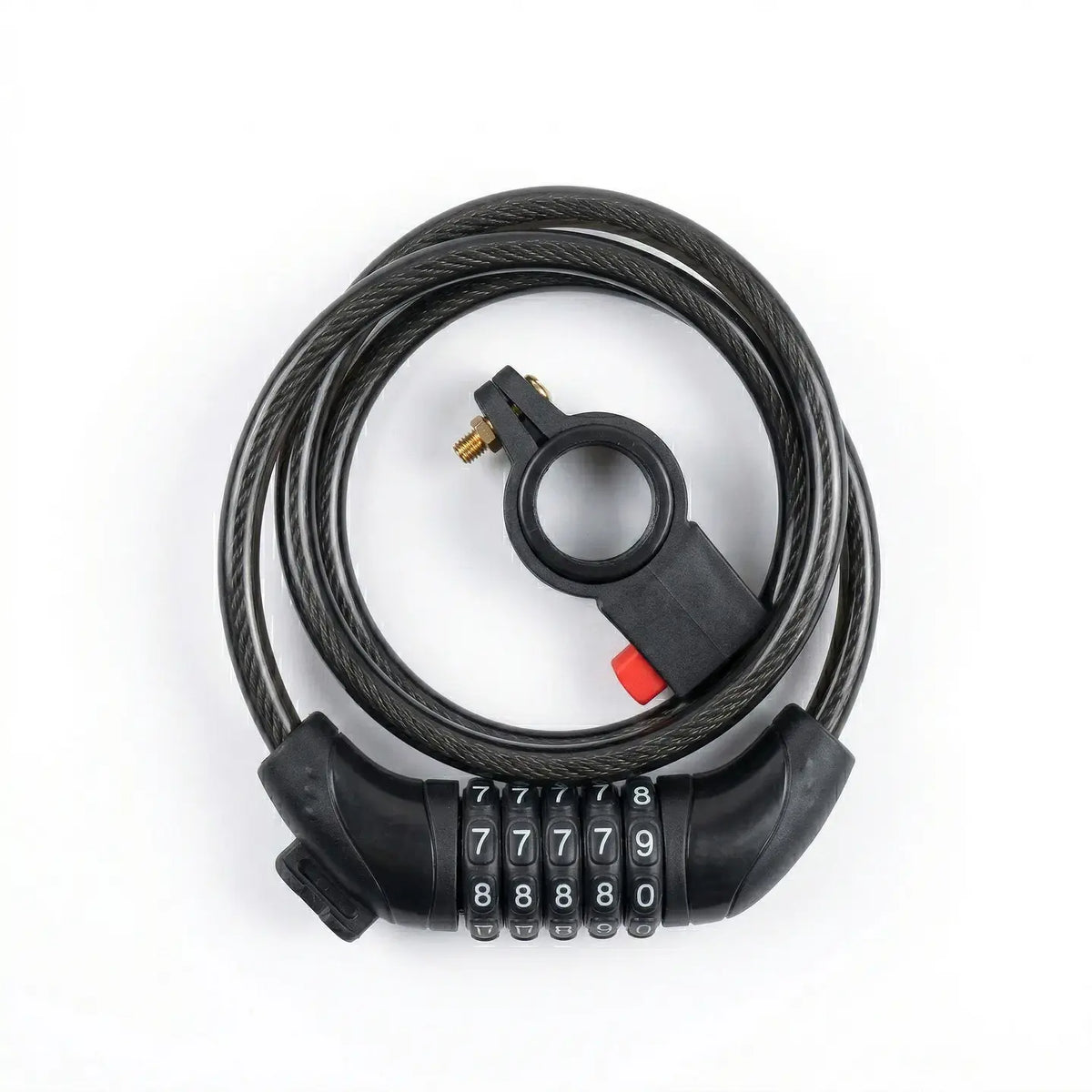 CANDADO CON CLAVE BIANCHI CABLE ACERADO
