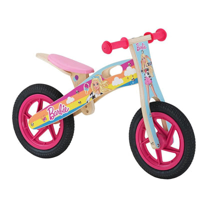 BARBIE BICICLETA MADERA FUCSIA / CELESTE