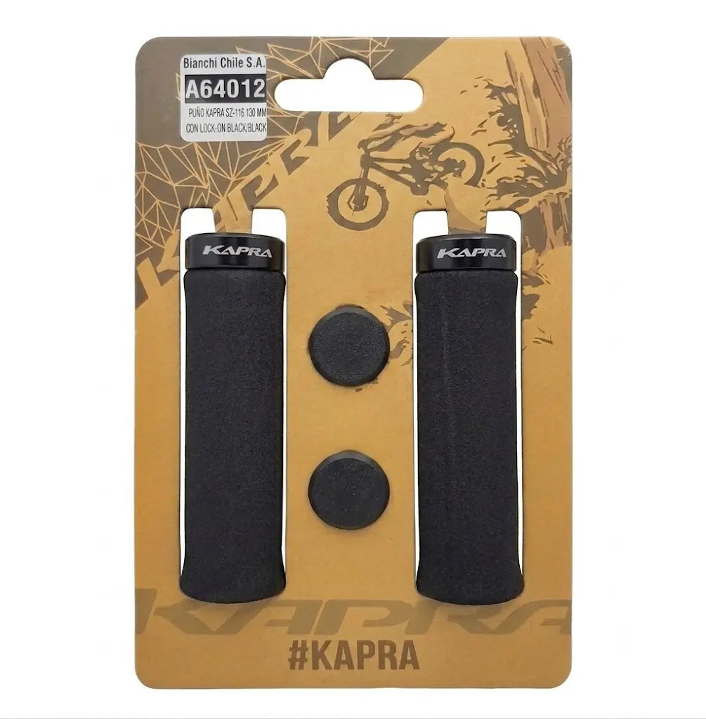 PUÑO KAPRA SZ-156 130MM CON LOCK-ON BLACK/BLACK Kapra