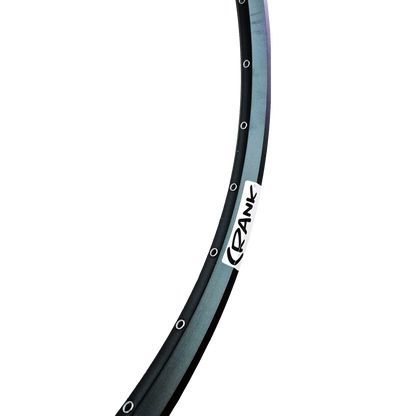 LLANTA CRANK ARO 29 36H OJETILLOS VALVULA AUTO NEGRO