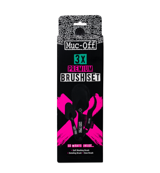 Set de 3 cepillos premium Muc-Off