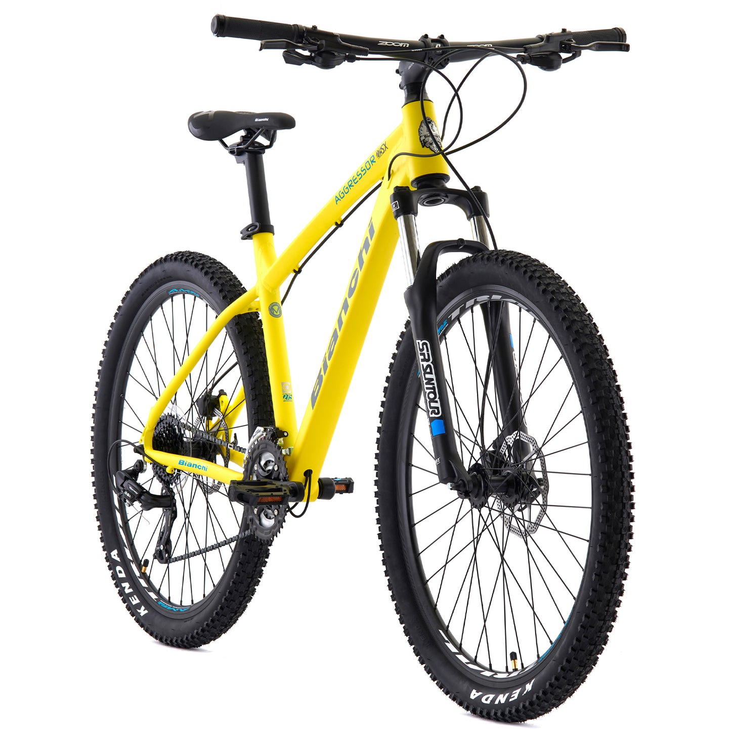 BICICLETA BIANCHI AGGRESSOR 27.5 SX AMARILLO SEMI MATTE