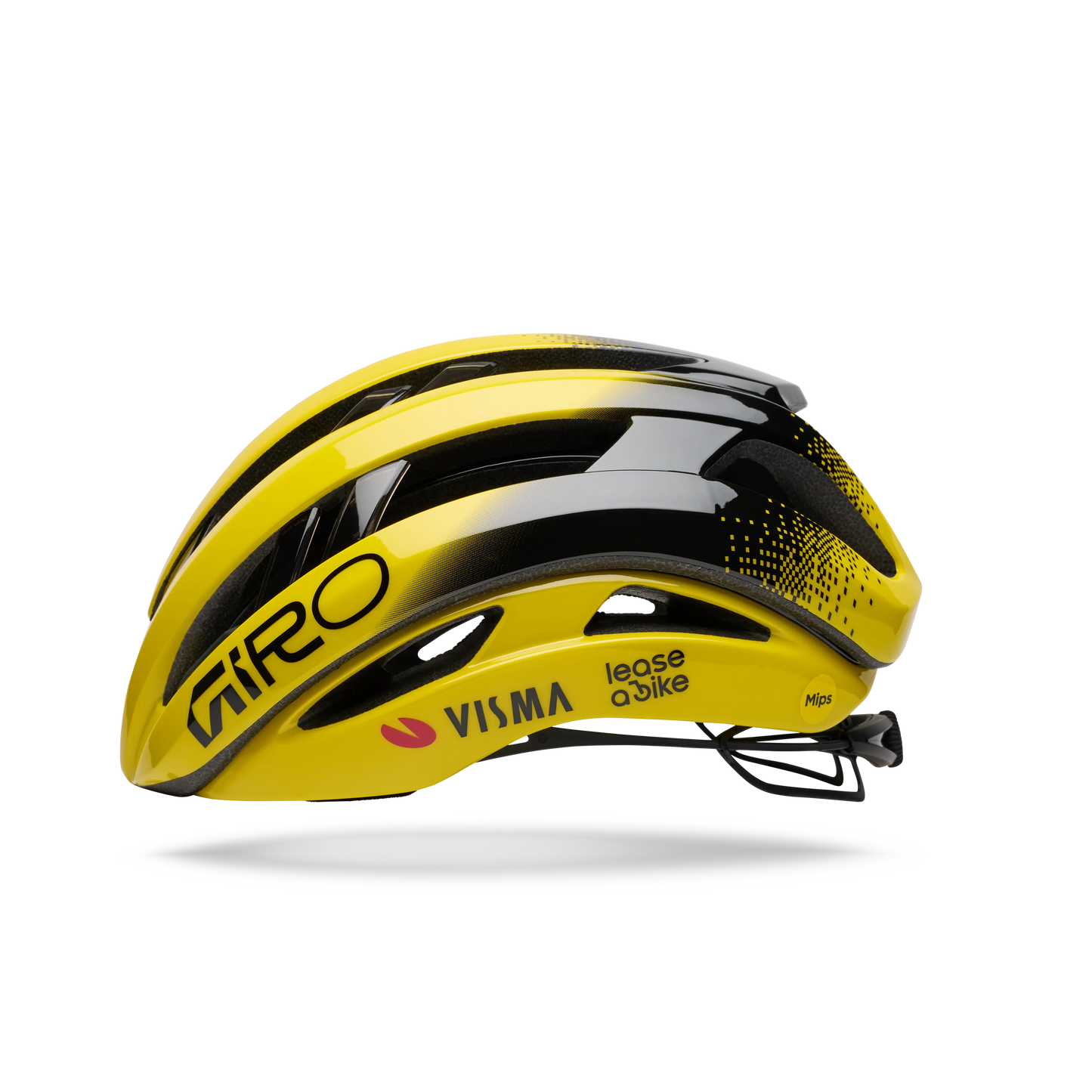 CASCO GIRO ARIES SPHERICAL GLOSS YELLOW/BLACK VISMA