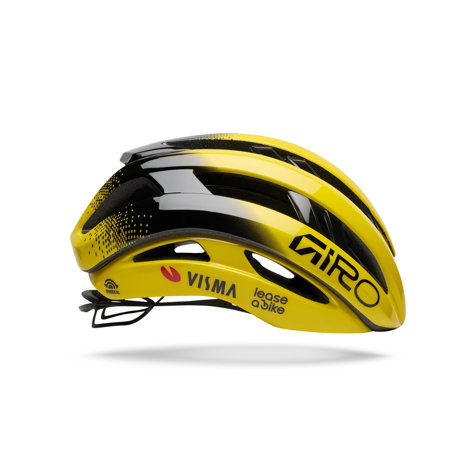 CASCO GIRO ARIES SPHERICAL GLOSS YELLOW/BLACK VISMA