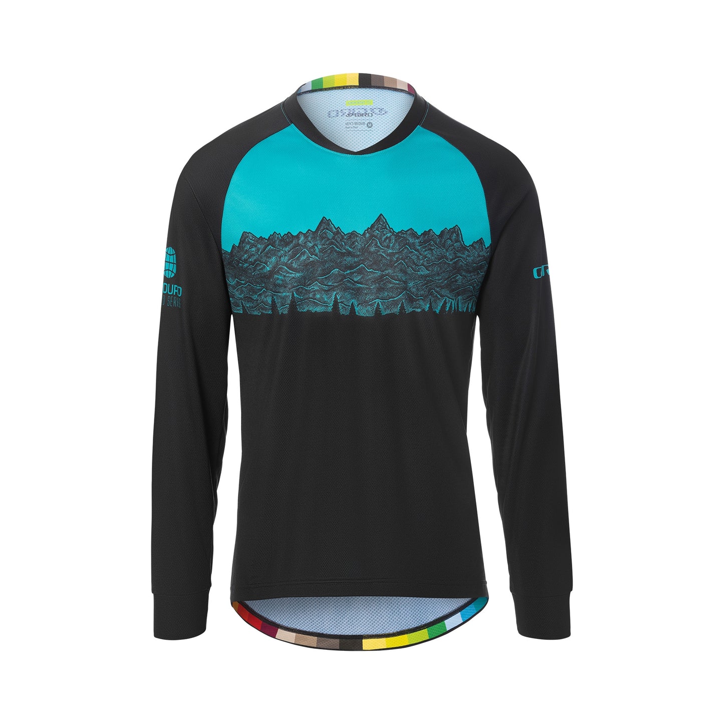 JERSEY GIRO ROUST MEN LS EWS BLACK