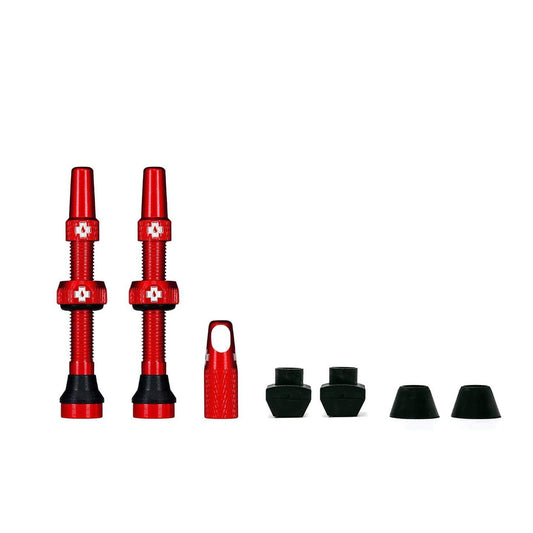 Kit valvulas tubeless Muc-Off 44mm rojo