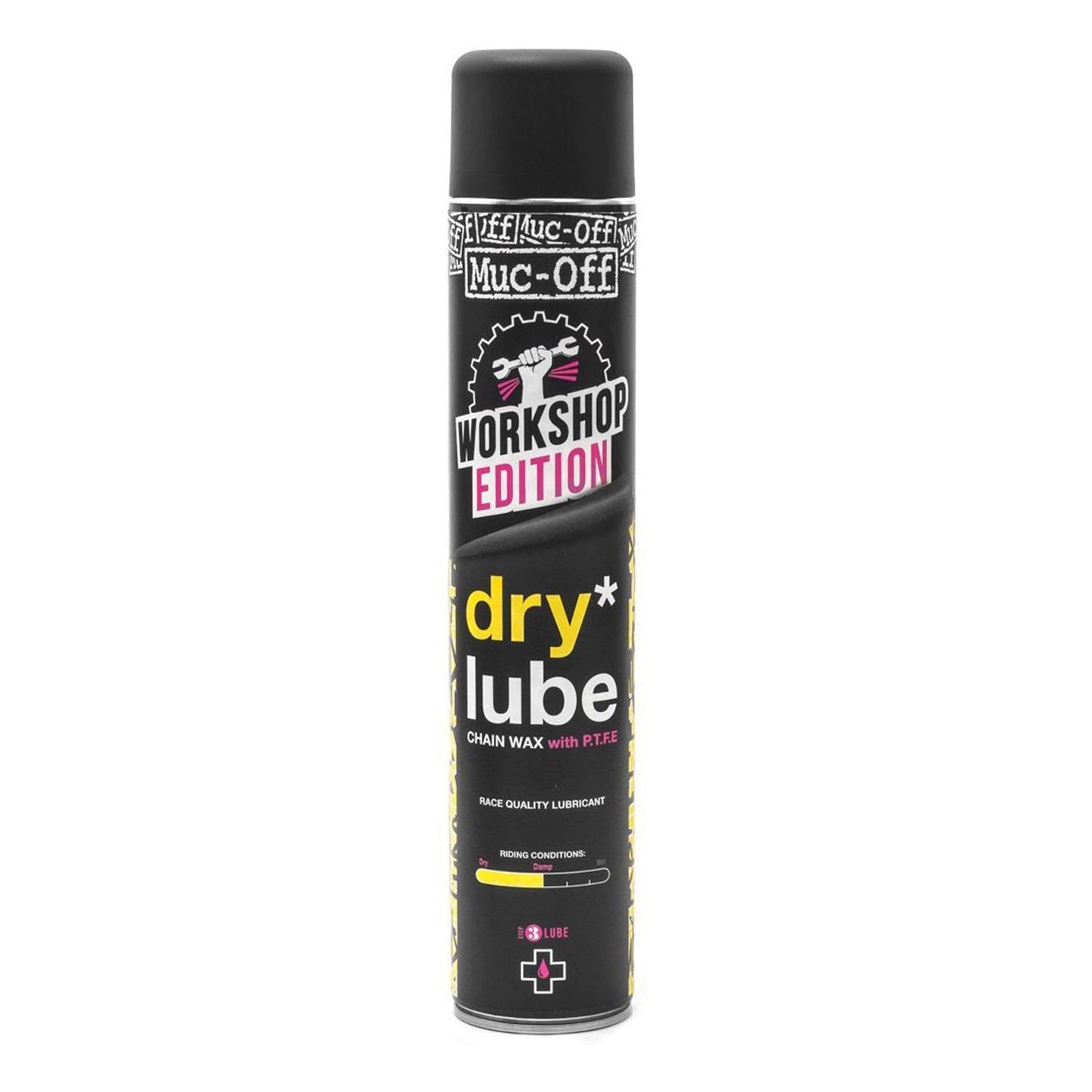 Lubricante de cadena dry lube workshop Muc-Off aerosol 750ml