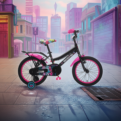 BICICLETA MONSTER HIGH 16 NEGRO