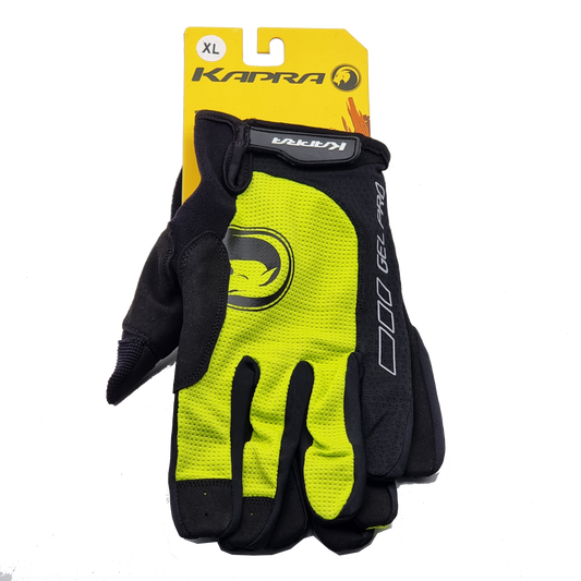 GUANTE KAPRA LOGO BLACK/YELLOW