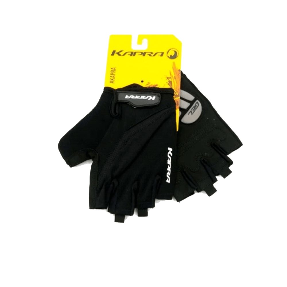 GUANTE KAPRA XC LOGO BLACK/BLACK
