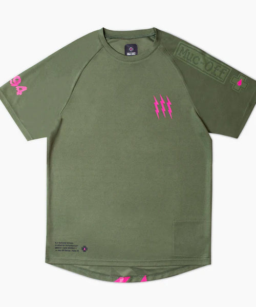 JERSEY MUC-OFF SHORT SLEEVE GREEN T/XXL (20375)