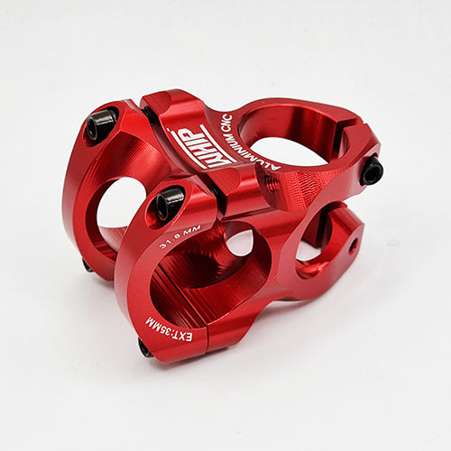 TEE DE BICICLETA WHIP ALEACION CNC 286X318MM 35MM ROJO