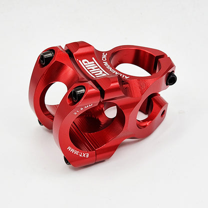 TEE DE BICICLETA WHIP ALEACION CNC 286X318MM 35MM ROJO