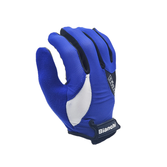 GUANTE BIANCHI FULL FINGERS BLUE/BLACK/WHITE - Bianchi Store