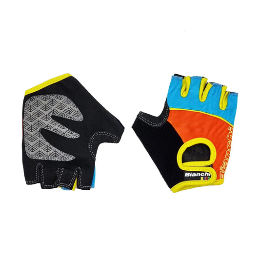 GUANTE BIANCHI NIÑO LIGHT BLUE/ORANGE Bianchi