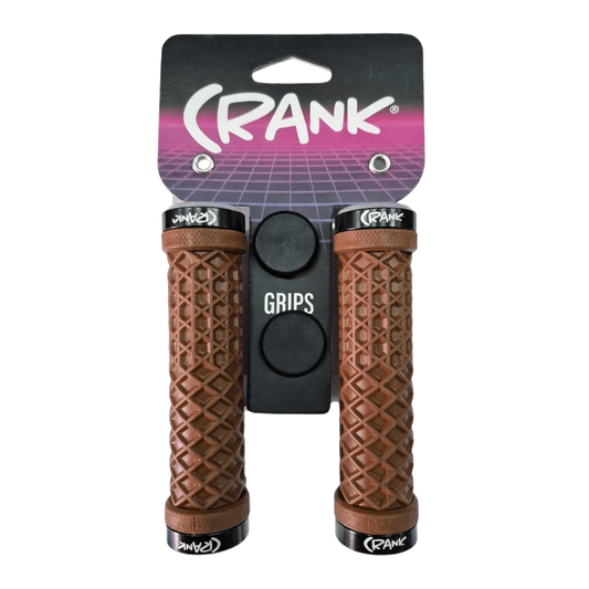 PUÑO CRANK LOCK ON 130MM BROWN