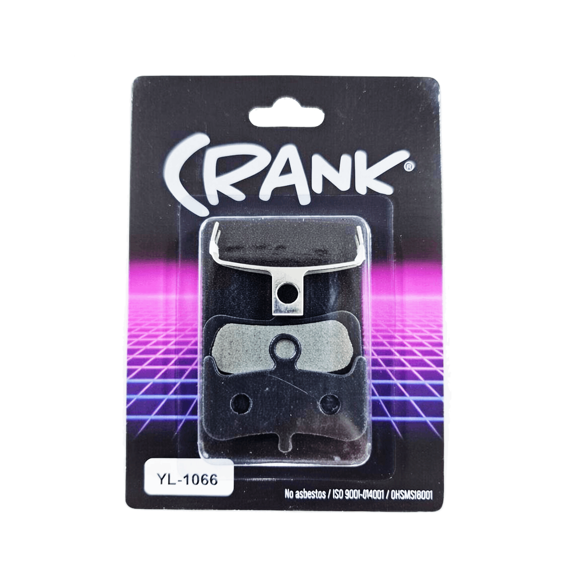 PASTILLA DE FRENO CRANK HAYES DOMINION  SEMI METALLICO