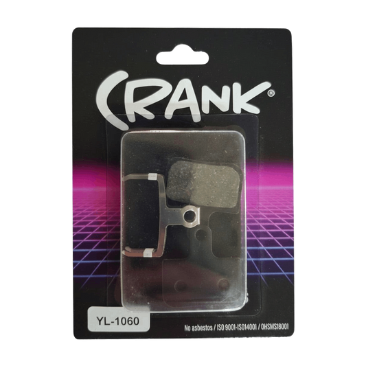 PASTILLA DE FRENO CRANK LEVEL T COMPUESTO SEMI METALICO