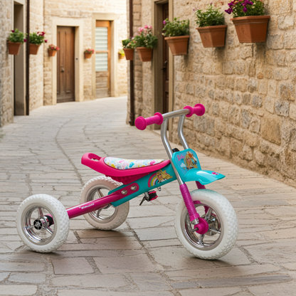 BARBIE TRICICLO CELESTE / FUCSIA