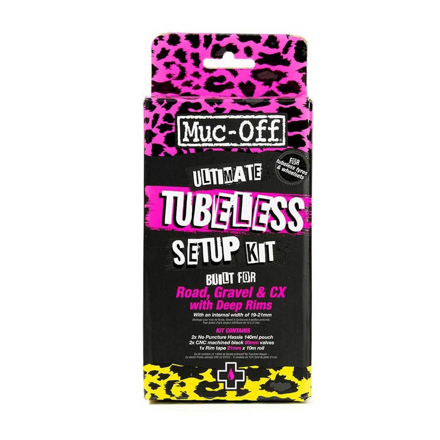 Kit ultimate tubeless Muc-Off para ruta/gravel/xc (60mm)