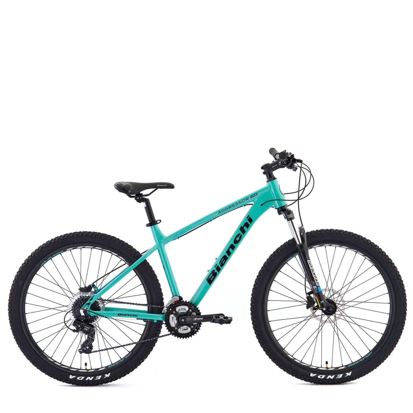 BICICLETA BIANCHI AGGRESSOR 27.5 SX CELESTE BIANCHI