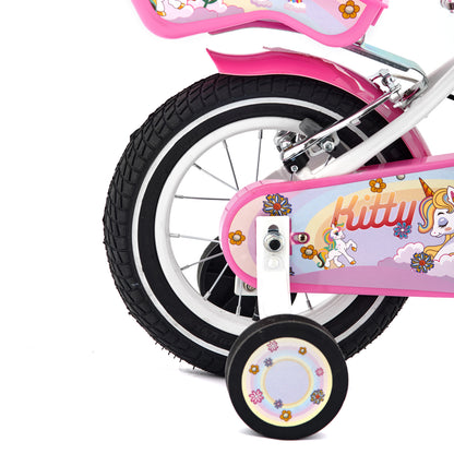 BICICLETA BIANCHI KITTY 12 BLANCO / FUCSIA