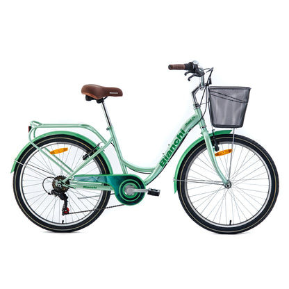 BICICLETA BIANCHI STREET 24 ST LADY VERDE CLARO