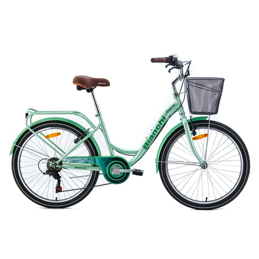 BICICLETA BIANCHI STREET 24 ST LADY VERDE CLARO