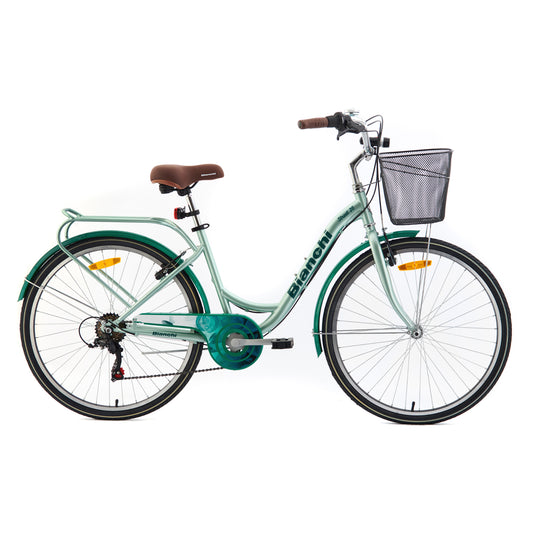 BICICLETA BIANCHI STREET 26 LADY VERDE CLARO