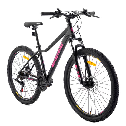 BICICLETA BIANCHI EVOLUTION 27,5 SX LADY NEGRO SEMI MATE