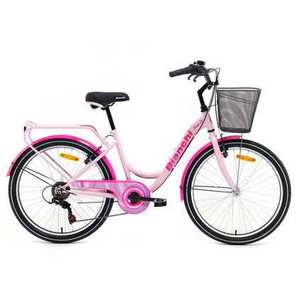 BICICLETA BIANCHI STREET 24 ST LADY VERDE BLANCO Bianchi