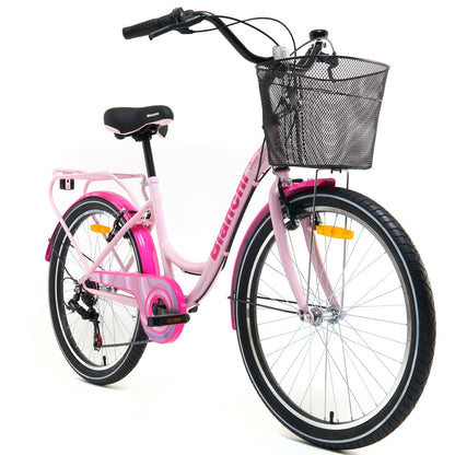 BICICLETA BIANCHI STREET 24 ST LADY VERDE BLANCO Bianchi