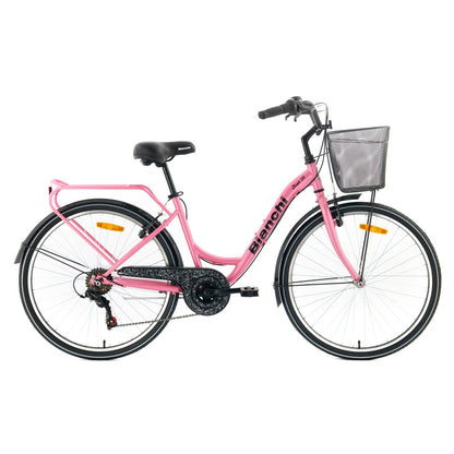 BICICLETA BIANCHI STREET 26 LADY ROSADO FUERTE Bianchi