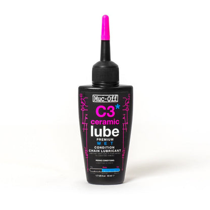 Lubricante de cadena húmedo wet C3 ceramic lube Muc-Off 50ml