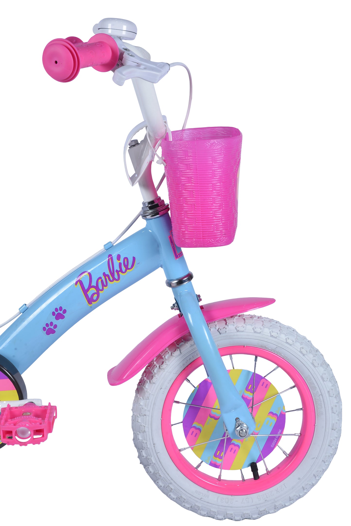 BICICLETA BARBIE 12 CELESTE