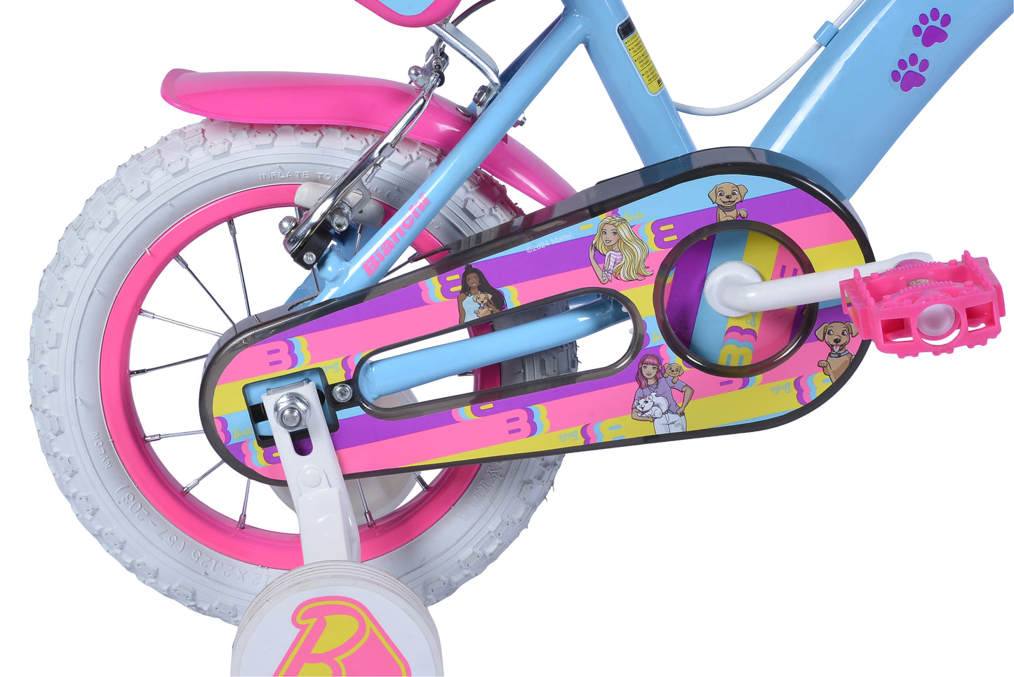 BICICLETA BARBIE 12 CELESTE