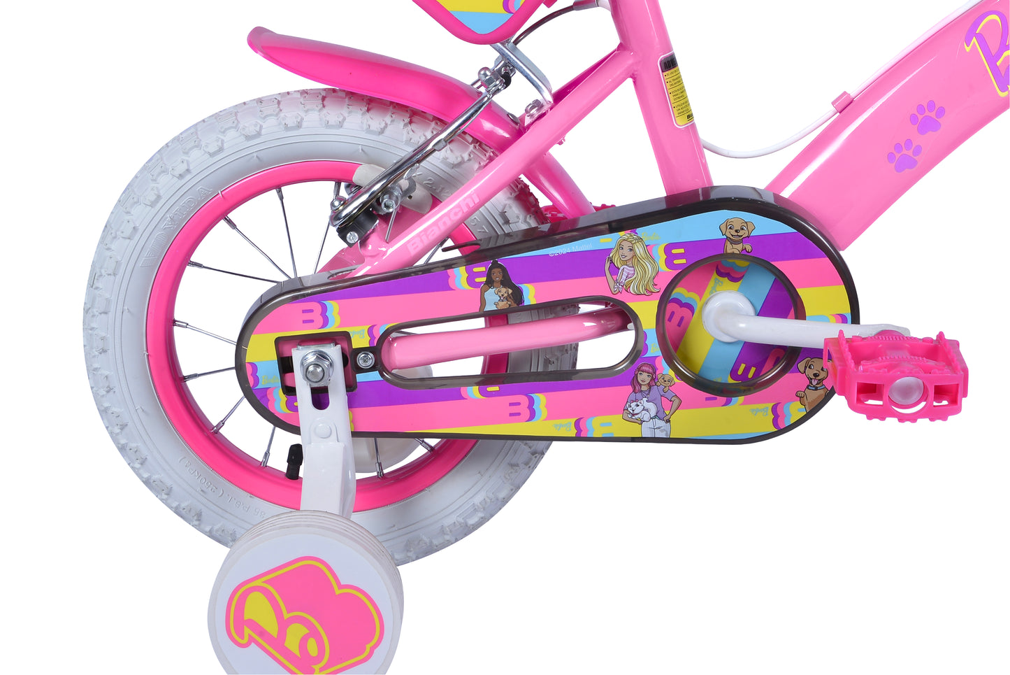 BICICLETA BARBIE 12 ROSADO