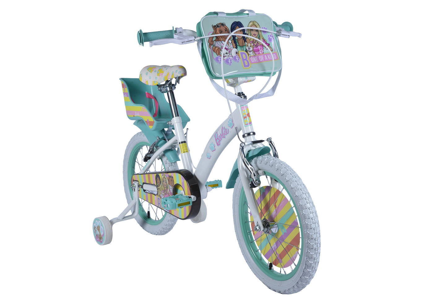 BICICLETA BARBIE 16 BLANCO