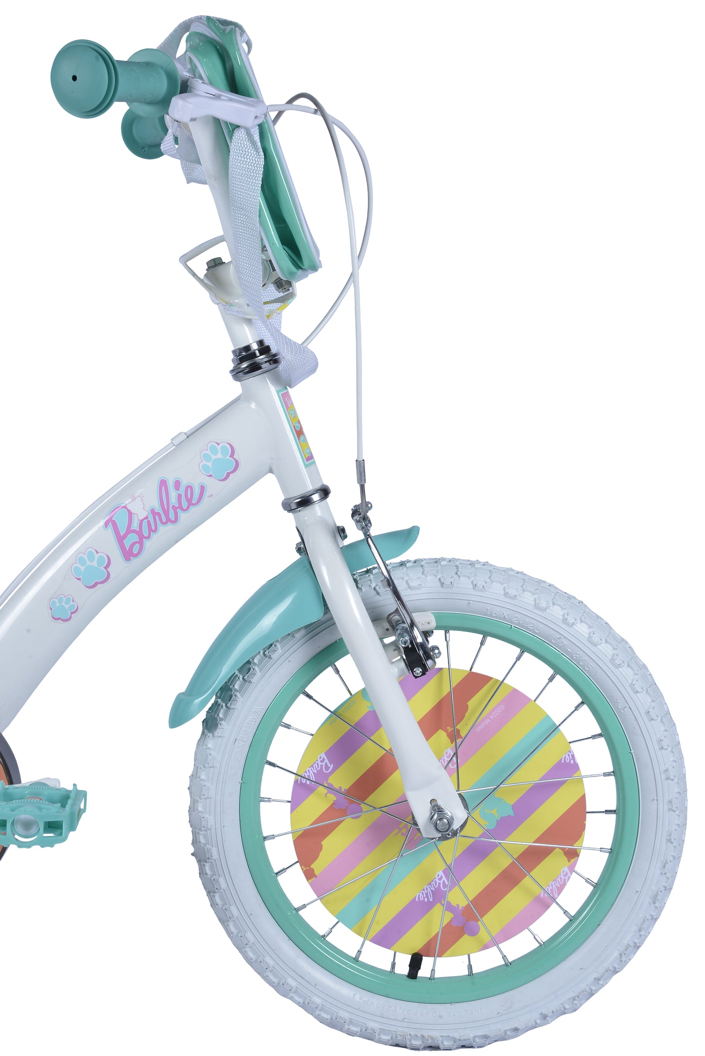 BICICLETA BARBIE 16 BLANCO
