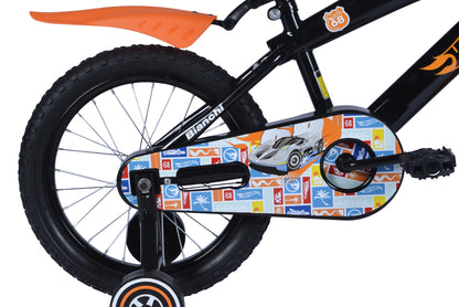 BICICLETA HOTWHEELS 16 NEGRO