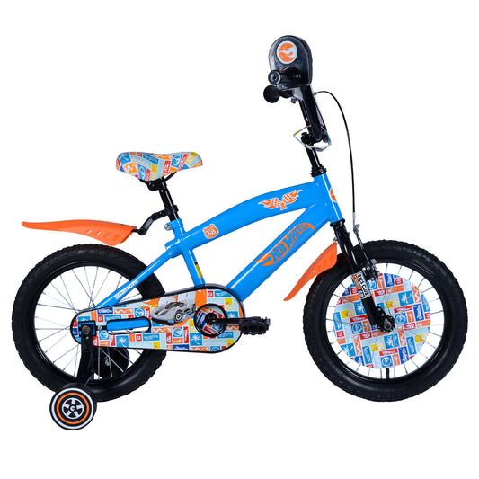 BICICLETA HOTWHEELS 16 AZUL