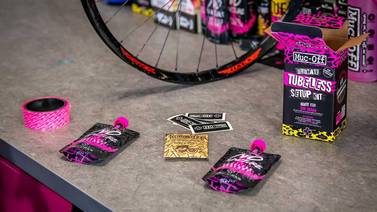 Kit ultimate tubeless Muc-Off para DH-wide