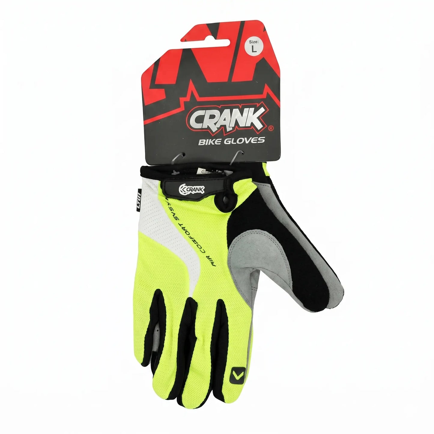 GUANTE CRANK LARGO XC FLUOR/BLANCO T/XL CRANK CRANK