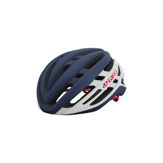 CASCO GIRO AGILIS MATE MIDNIGHT/WHITE/RED