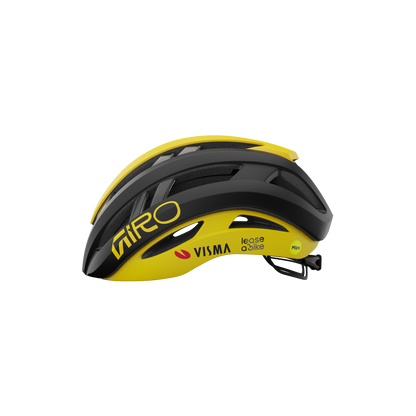 CASCO GIRO ARIES SPHERICAL TEAM VISMA BLACK/YELLOW