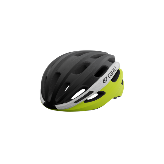 CASCO GIRO ISODE MAT BLK FD/HI YELLOW