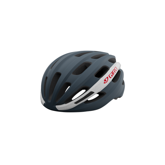 CASCO GIRO ISODE MAT PORTARO GREY/WHITE/RED